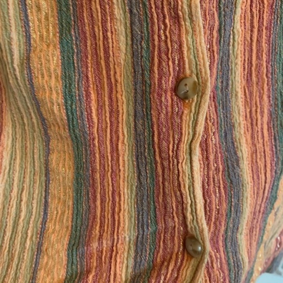 90's vintage pastel stripe two piece set - Picture 3 of 7